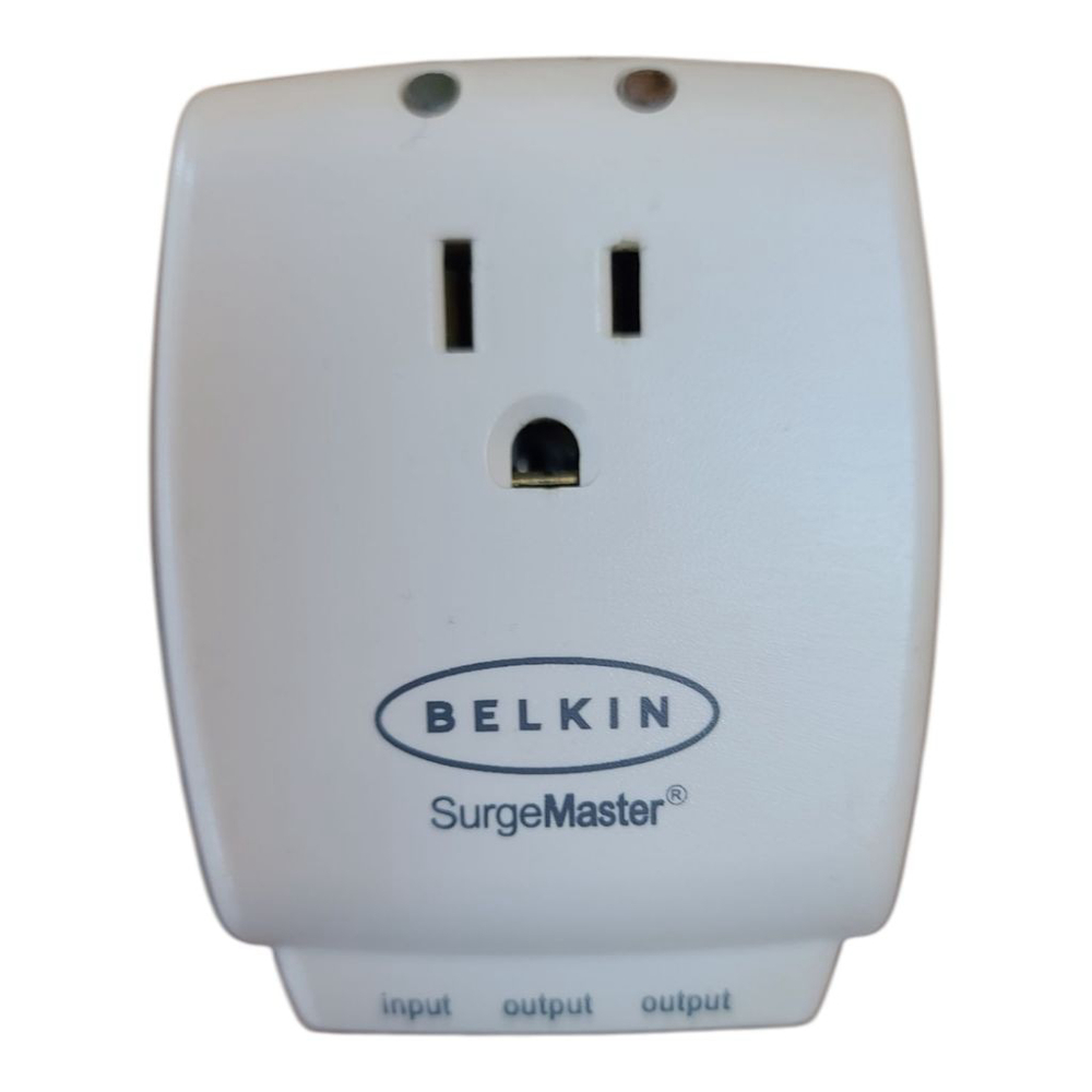 Belkin SurgeMaster 2-Outlet Surge Protector White